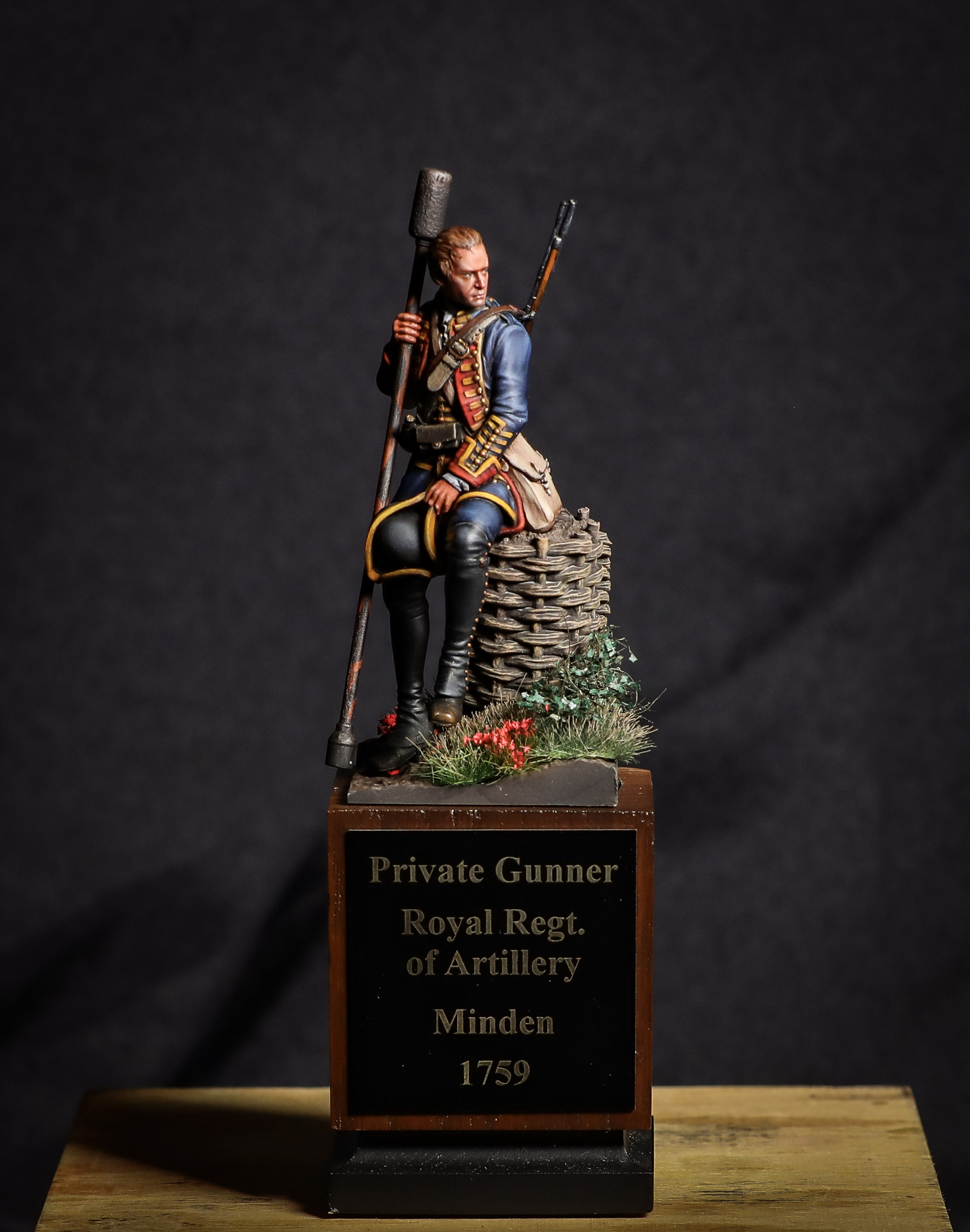 Private Gunner, Royal Regt. Of Artillery 1759 by Tom Williams