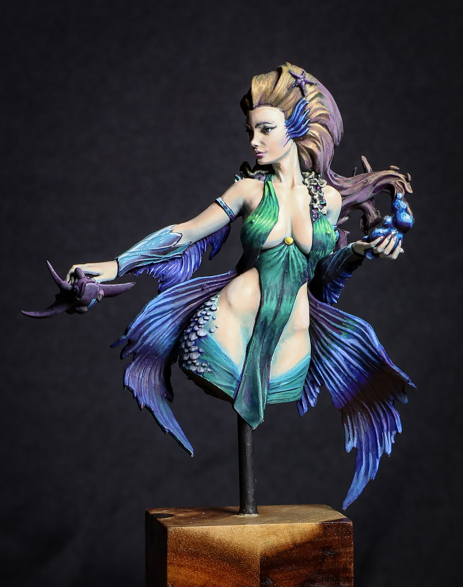 Merwoman Bust by Erik Johnson