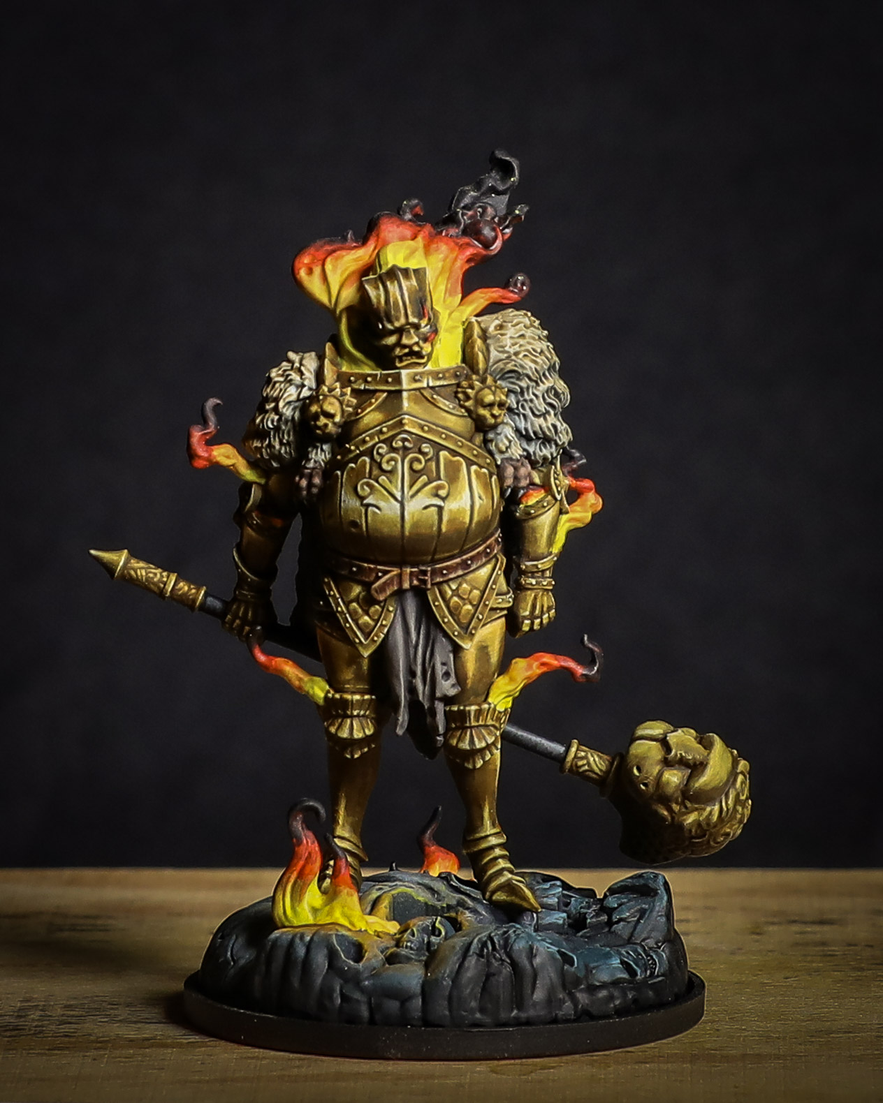 Gold Smoke Knight by TJ Maddox