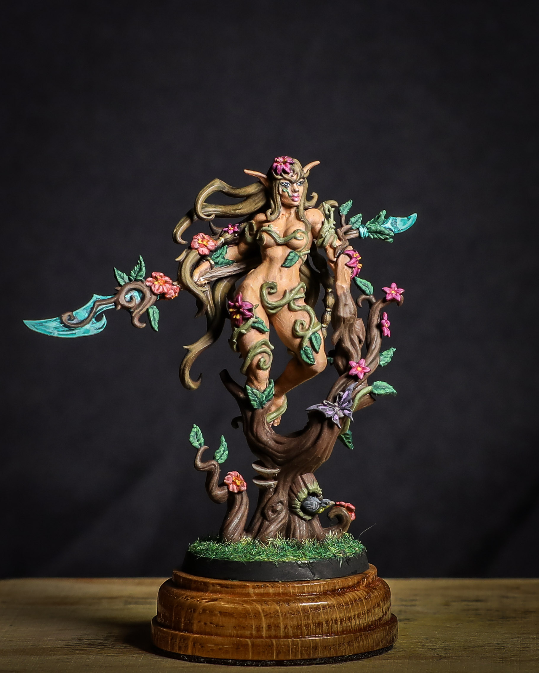Elythyra Thornveil, Dryad of the Cinderwood by Erin Wise
