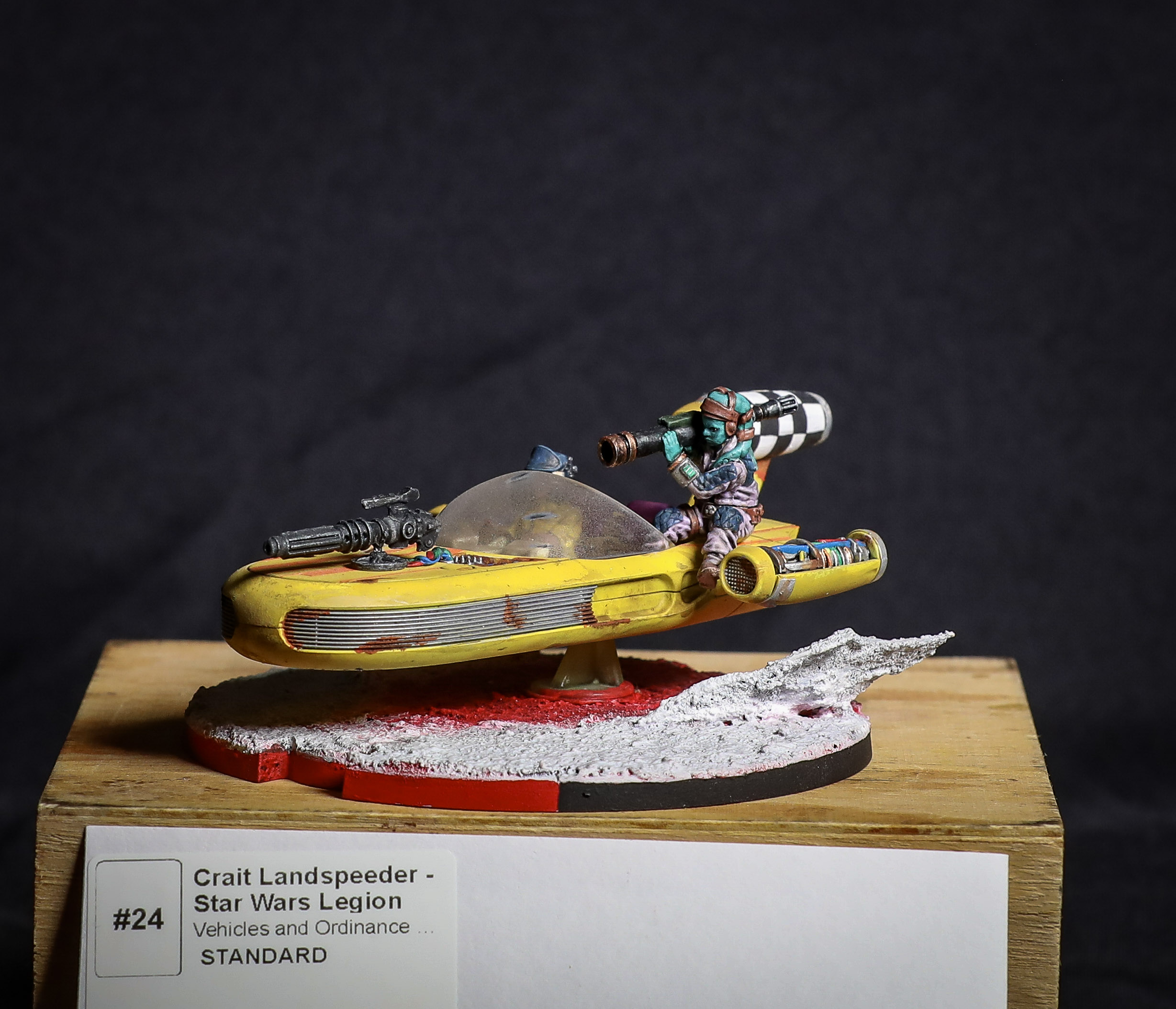 Crait Landspeeder - Star Wars Legion by Nathan Smith