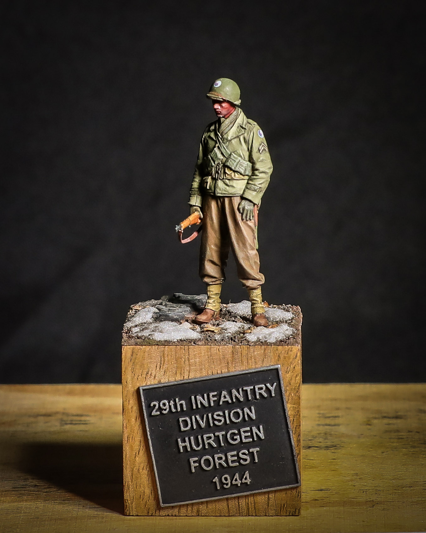 29th Infantry Division Soldier by Chris Lenahan