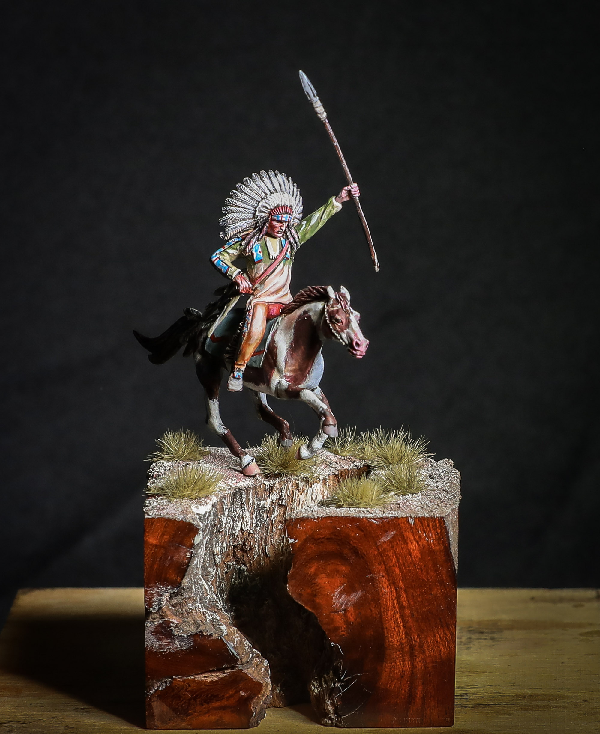 Mounted Chieftan by Robert Bethea