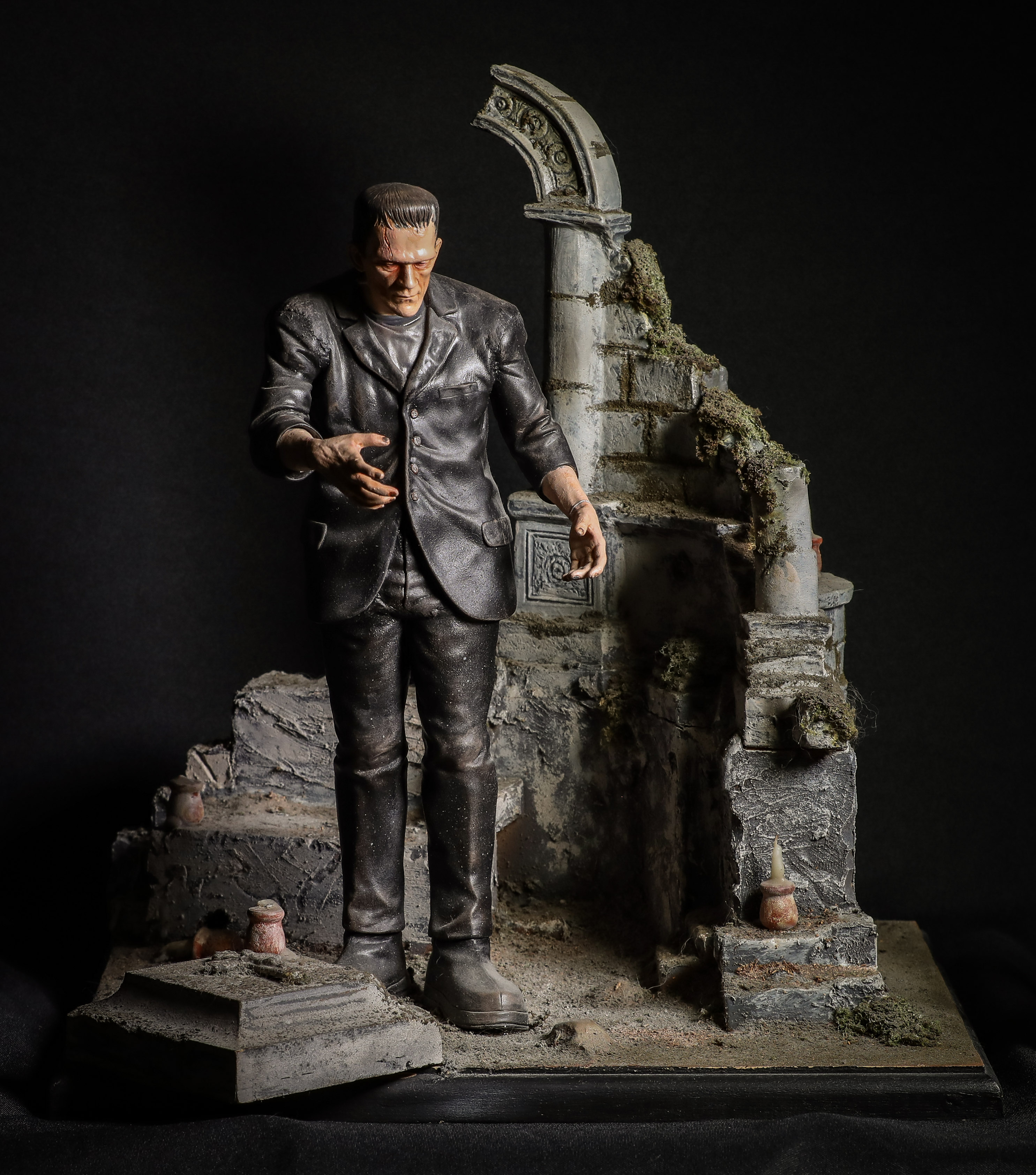 “Love Dead, Hate Living” -  Karloff Frankenstein by Luis Munoz