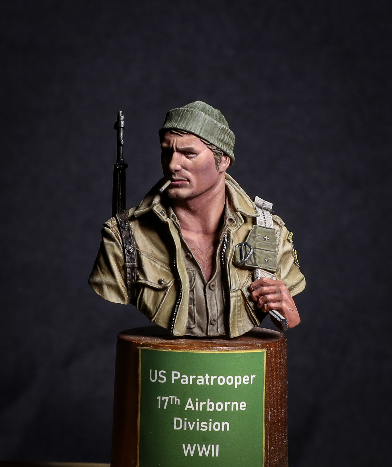 US Paratrooper 17th Airborne Division WWII by Darren Tice
