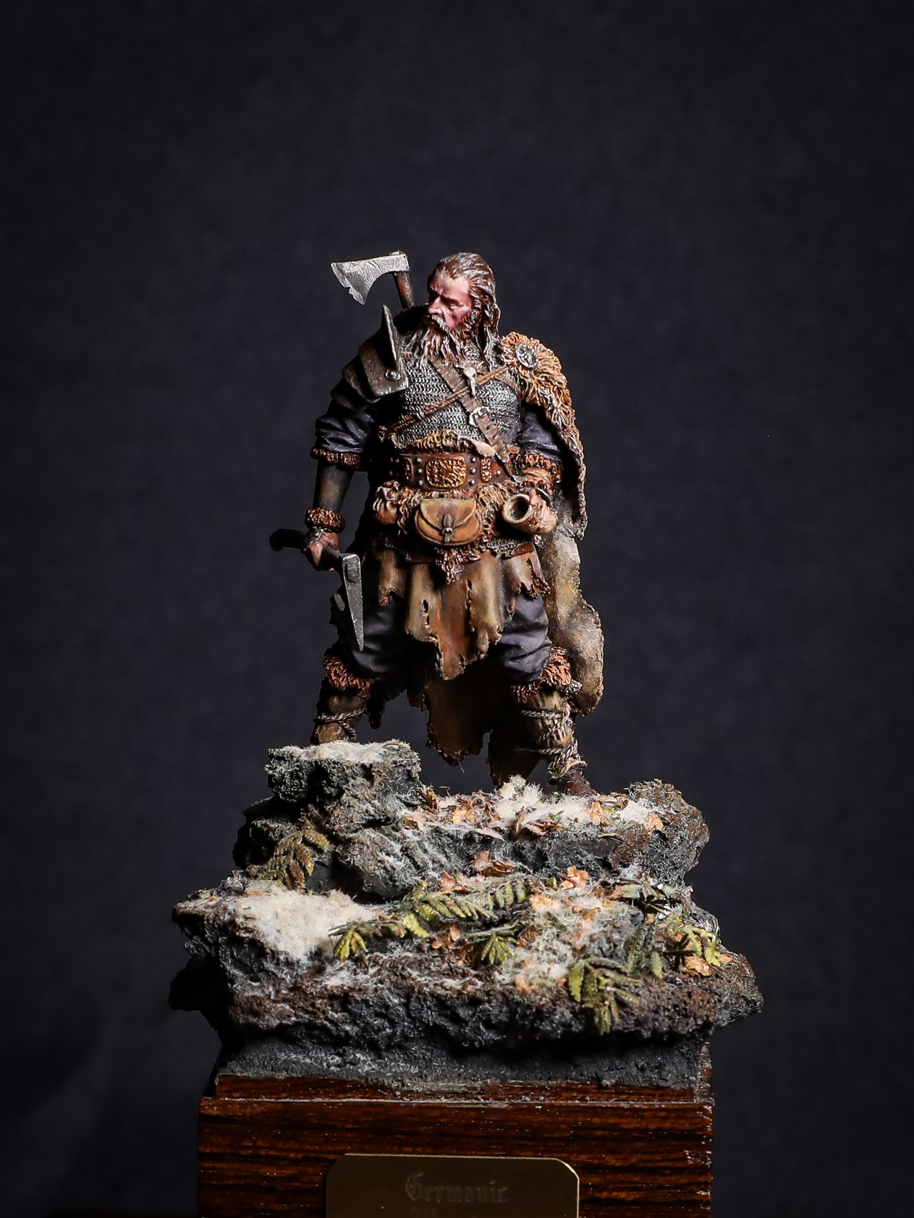 Germanic Warrior, C. 9 AD by Kevin R. DeLashmit