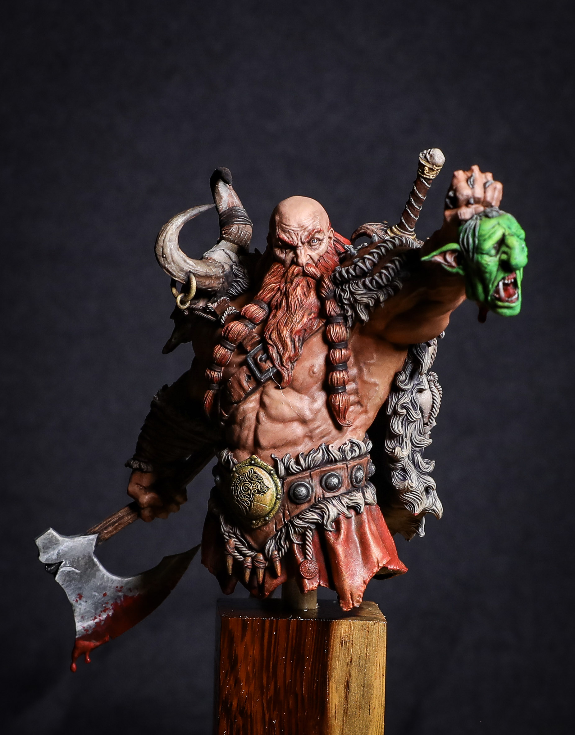 Barbarian Bust by Roger Soden