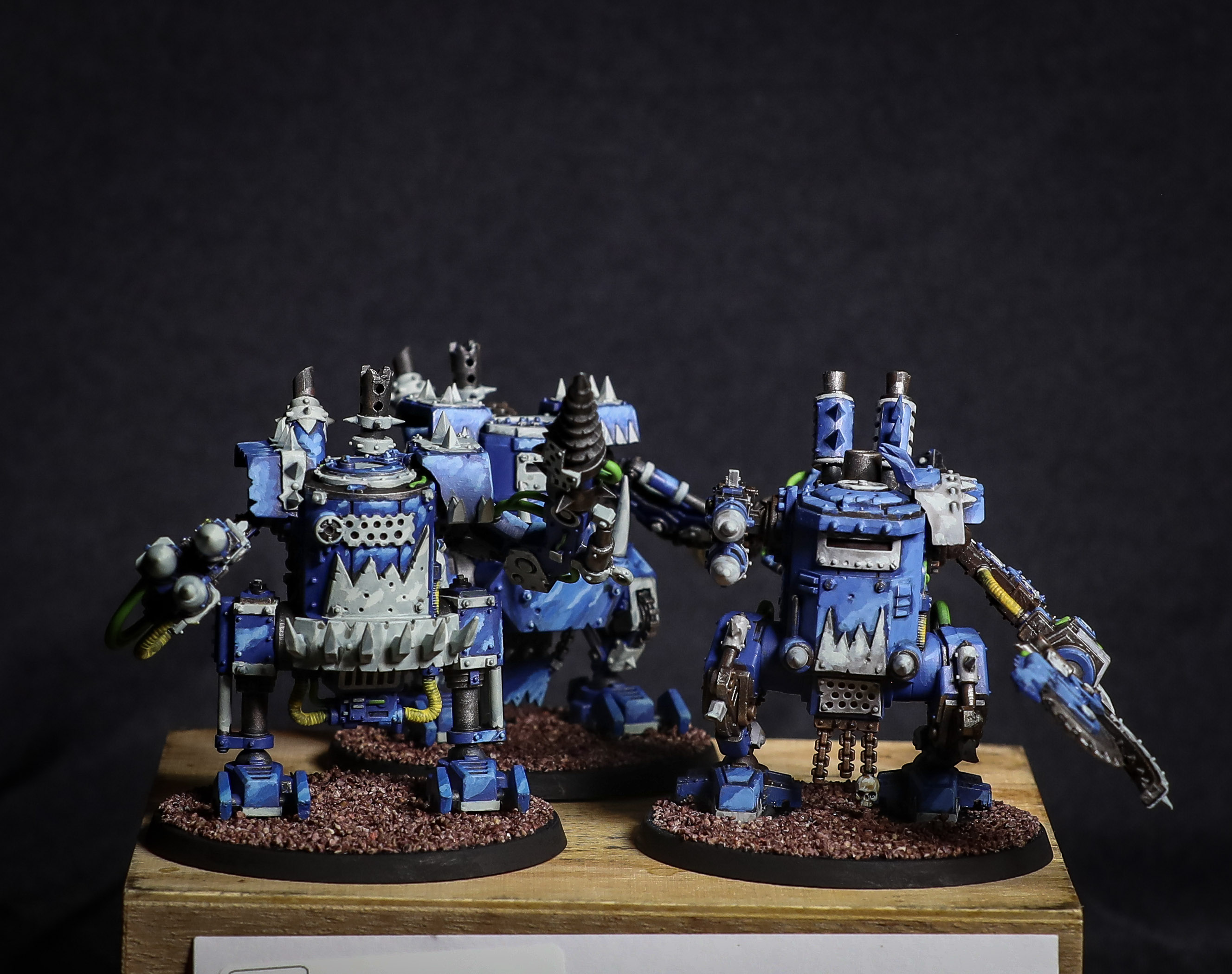 Blue Killa Kans by Matthew McGeehan
